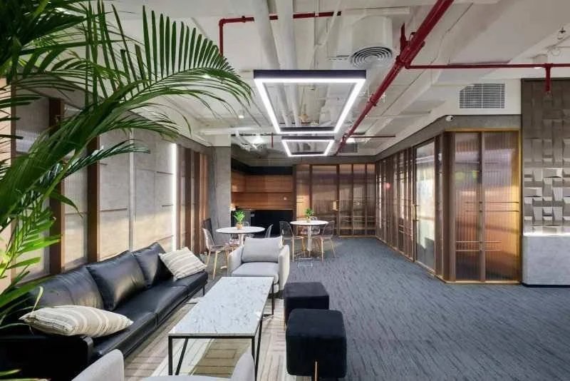 Office breakout lounge fit-out